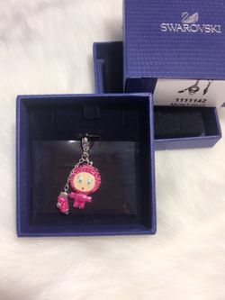 Swarovski Crystal Eliot Christmas Charm -Mont/RHS