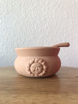 Vintage 1980 Salsa Bowl and Ladle Made in Italy