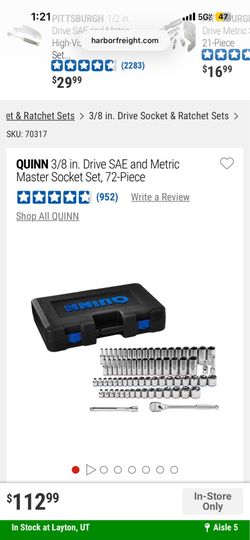 Quinn master socket set