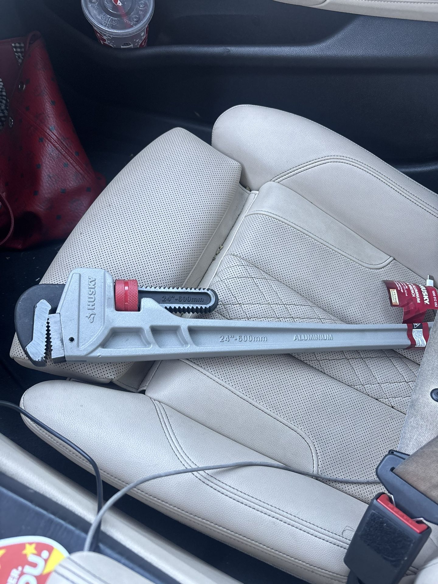 Husky 24 In Aluminum Pipe Wrench