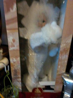 MUÑECO DE NIEVE DE PORCELANA