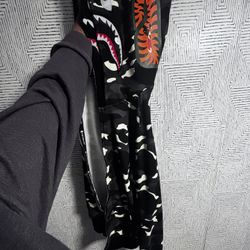 Black Camouflage Bape Full Zip