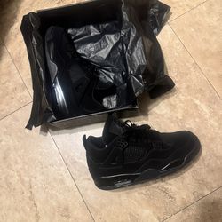 Jordan 4, Black Cats Sizes:10 And 11