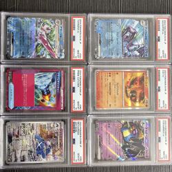 Pokemon PSA 10 Japanese TCG LOT