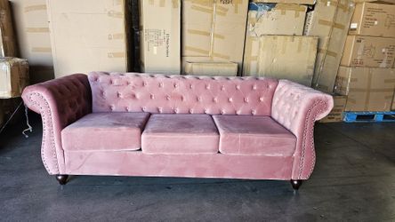 Juego De Salón De 2 Piezas Color Rosa