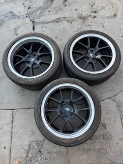 Ford Mustang fr500 wheels only 3