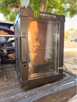 Monster Energy Display Mini Fridge Refrigerator – Works Great & Very Cold