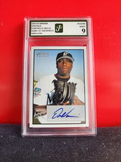 2003 Bowman Heritage - Signs of Greatness Dontrelle Willis #SG-DW (AU) EJE 9 MT