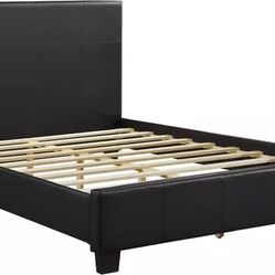 Queen Black Platform Bed Frame Brand New!