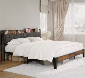 California King bed with mattress