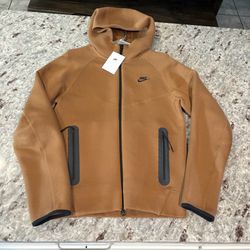 Nike Sportswear Tech Fleece Zip Up - British Brown