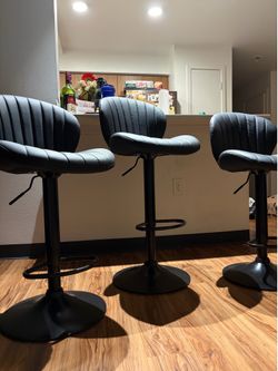 Three Bar Stools