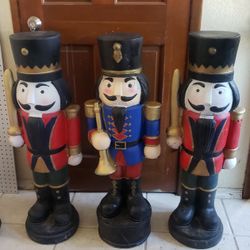 Nutcracker Made By Resin - $60/each Or $150 /for 3