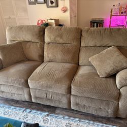 Green Lazyboy Recliner Couch