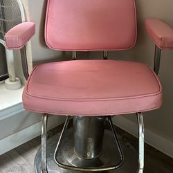 Vintage Pink Salon Chair 