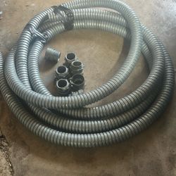 28 feet of inch and a Quarter Greenfield and fittings