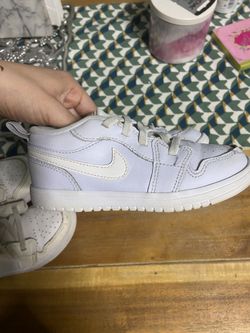 Baby blue Nike Jordan’s