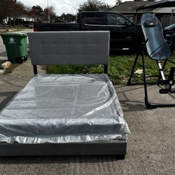 Queen Size Bed Frame And Box Spring 