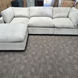 Big Deep Grey Cloud Style Sectional