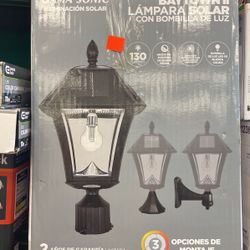 BAYTOWN II LAMPARA SOLAR CON BOMBILLA DE LUZ