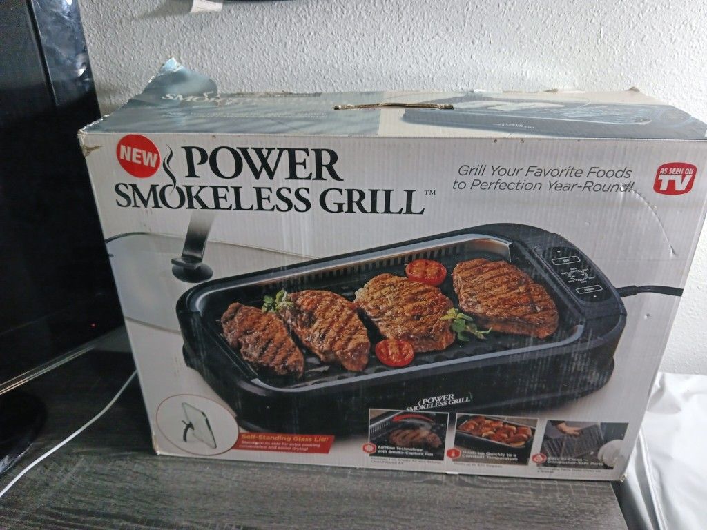 Power Smokeless Grill New