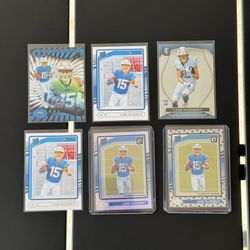 2024 Panini Donruss Optic Ladd McConkey Blue Stars Emoji RC Chargers #266