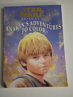 1999 Star Wars Episode I: Anakin's Adventures to Color coloring book