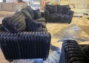 SUPER DEAL! Brand New Byers Market FLUFFY Sofa/Loveseat Sets (TAX INCLUDED) 4 colors available!