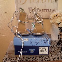 New FABULOUS BRAND Strap Up Stilettos W/ 5" Heel