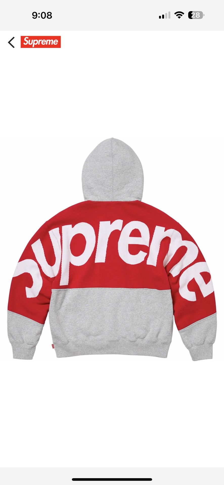 Supreme Jacquard hoodie 