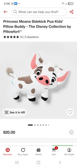 Pua From Moana Pillow