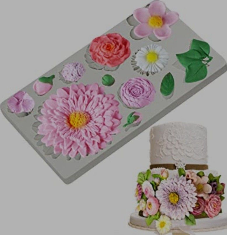 Big Flowers Silicon Molds $13