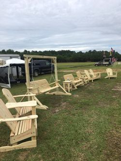 Custom built outdoor furniture