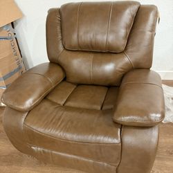 Recliner - Real Leather