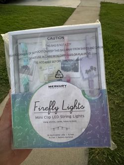 Merkury Innovations Firefly Mini Clip LED String Lights