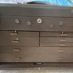 Vintage Kennedy Kits 520 7-Drawer Machinist Tool Chest