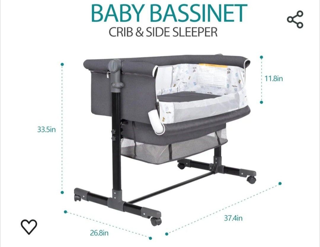 Baby Bassinet Crib New