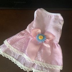 Cat/dog Dress Snap On Size XS