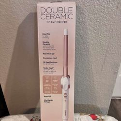 New ConAir Double Ceramic Curling Iron