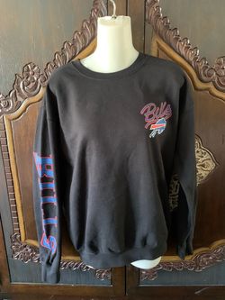 Buffalo Bills Women's Small Glitter Fleece Sweatshirt
