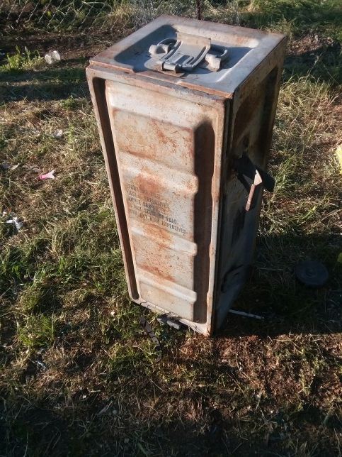 1945 WW2 rocket case/container