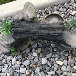 Reptile Decor log Aquarium Fish