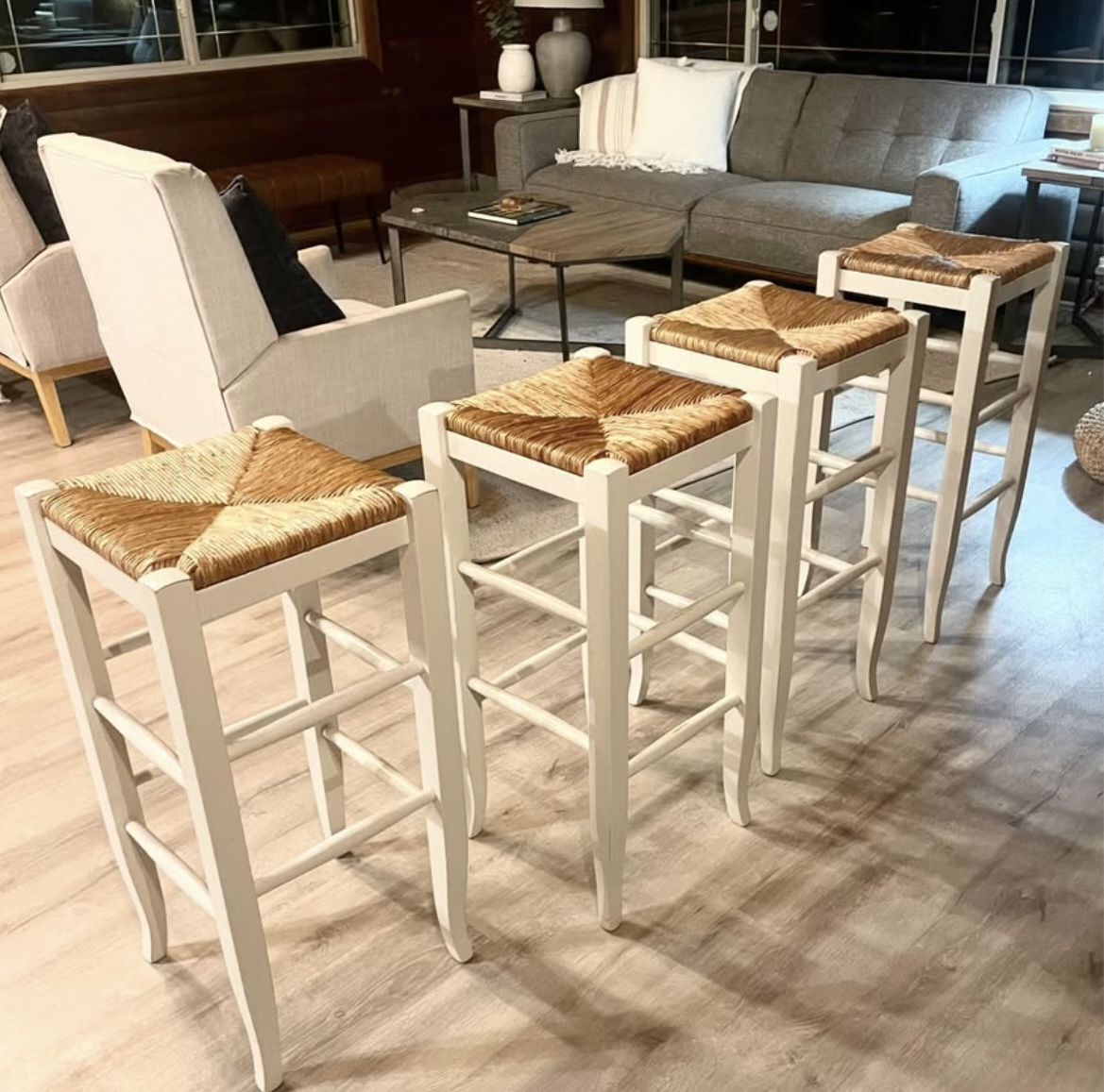Pottery Barn Bar Stools / 4 For $90