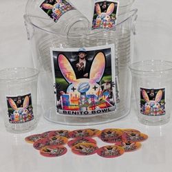 Superbowl Party. Bad Bunny Party Package 