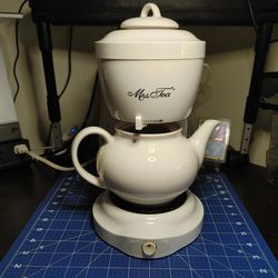 Mrs. Tea by Mr. Coffee 6 Cup Automatic Electric Tea Maker TESTED SEE DESCRIPTION