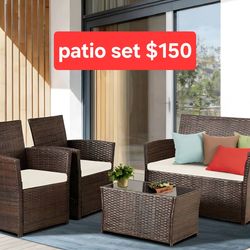 Patio set furniture