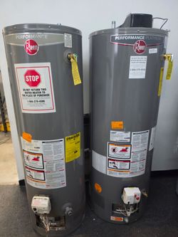 New Water Heater Rheem Performance Plus