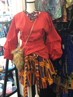 African Mini Skirt