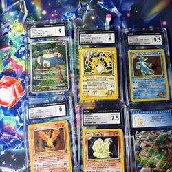 CGC Pokemon Card Lot Vintage And Modern