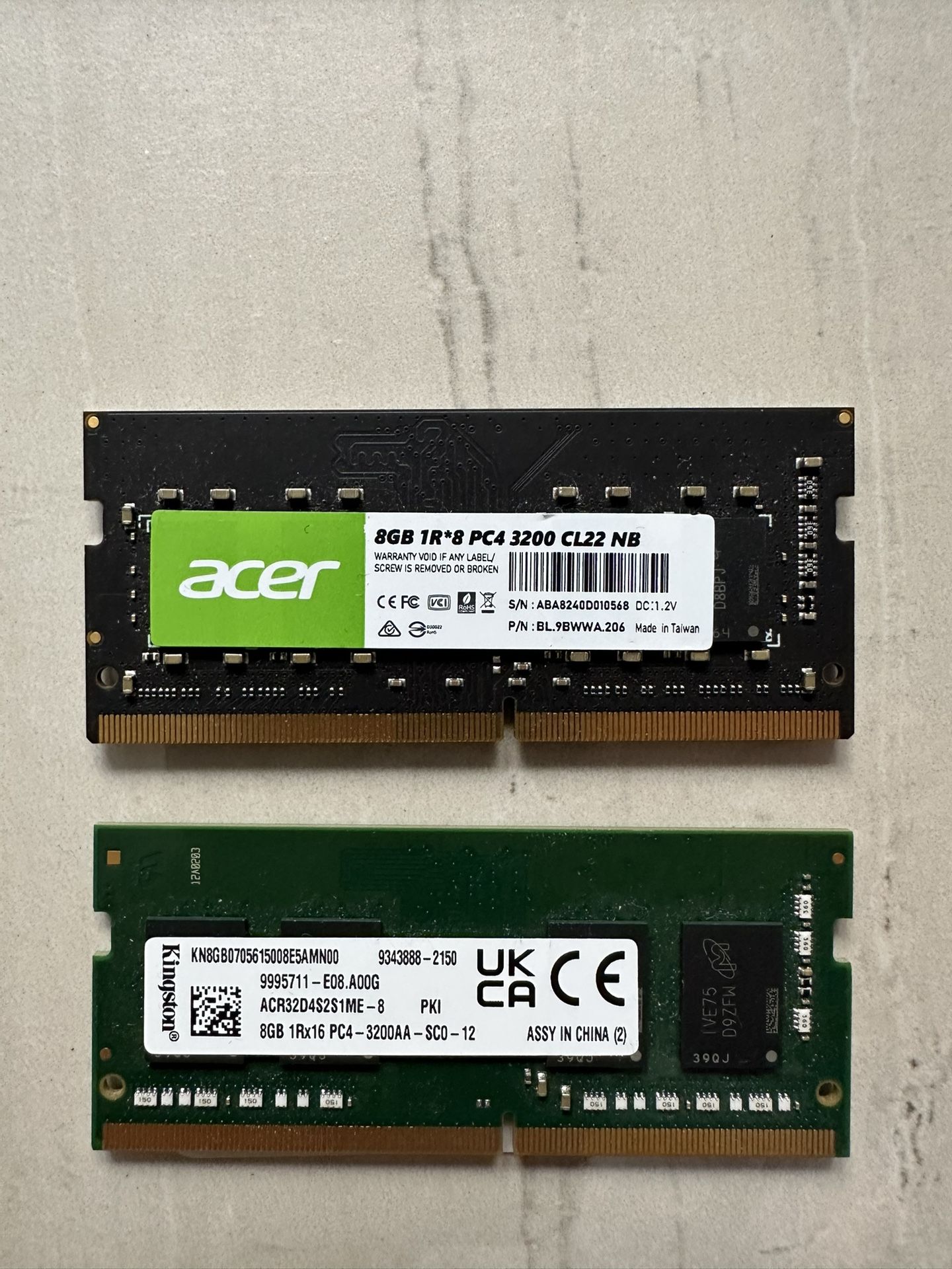8 Gb 16 Gb Laptop Memory Chips